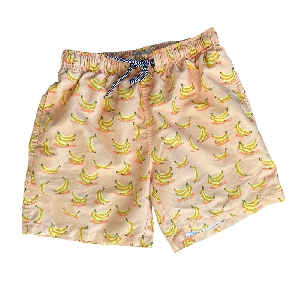 Franks Australia Banana Print Swim Trunks Size Small